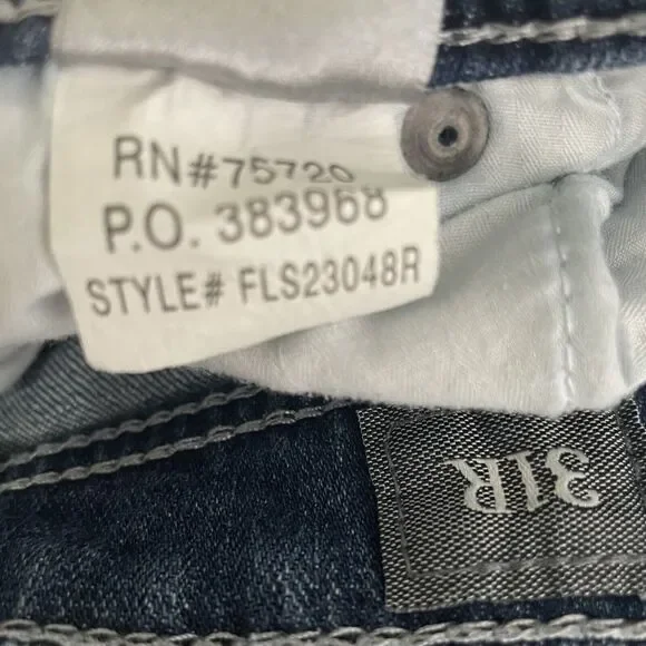 BKE Tyler Jeans Mens 31 x 31 Blue Denim Straight Leg Stretch - Picture 5 of 15